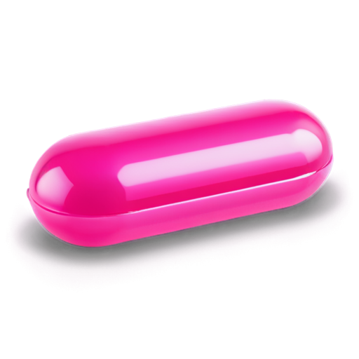 pink pill - icon | sticker