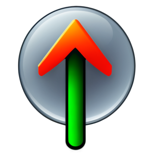 icon, icon for widget, arrow up, up - icon | sticker