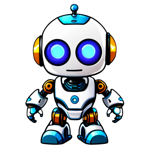 A ROBOT NAMED WORLD, WHICH INSPIRED BY "HELLO WORLD" - icon | sticker