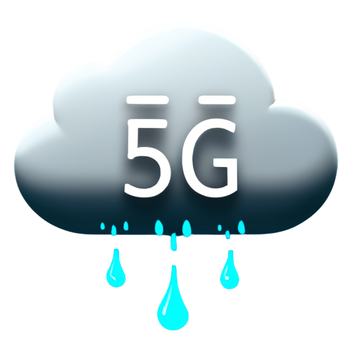 5G cloud system - icon | sticker