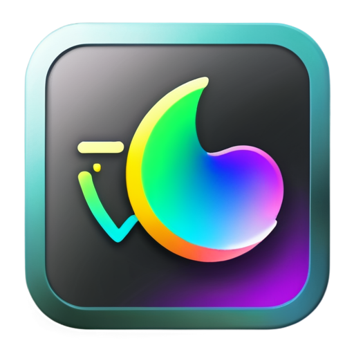 Webora named icon with gradient colour - icon | sticker