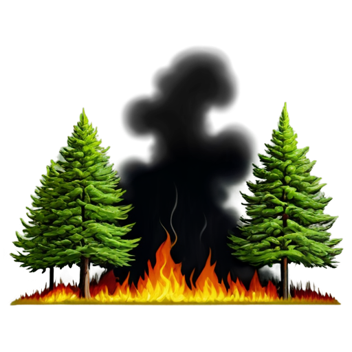 diseñar un ícono a partir de un concepto. Riesgo de incendio forestal de el pais argentina - icon | sticker