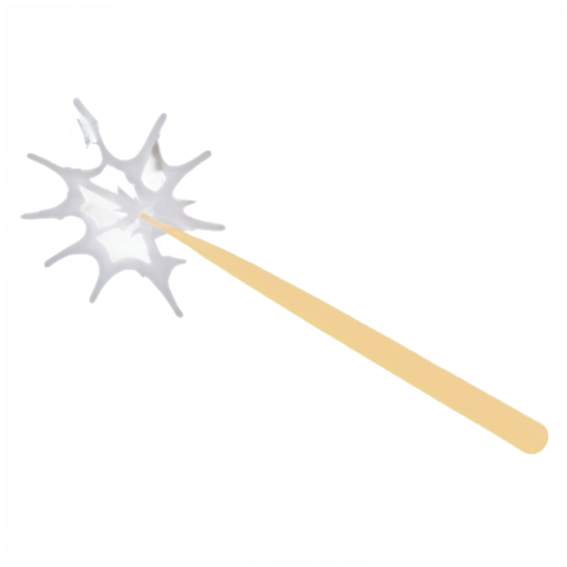 a magic wand and a cobweb - icon | sticker