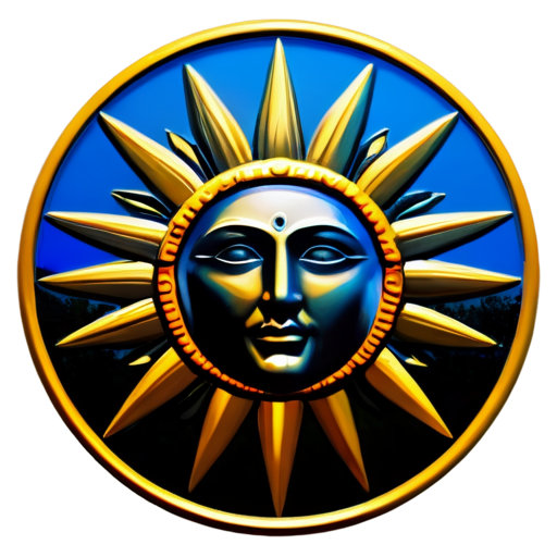 Create logo with God of the sun Heliopolis - icon | sticker