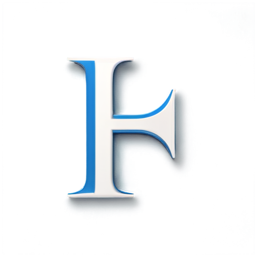 A bold, uppercase letter "H" as the central element. The icon should be easily recognizable at small sizes, like a favicon, so the "H" should remain simple and not overly complex. The icon should be white on a blue background and look hand write - icon | sticker