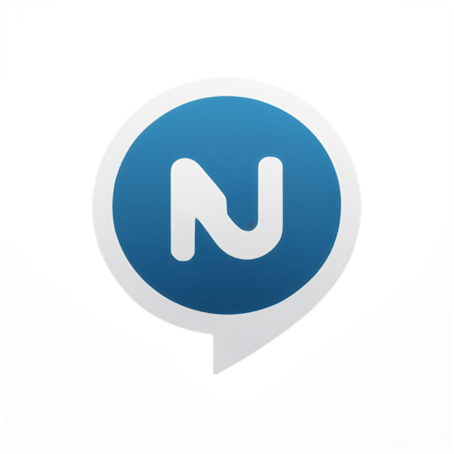 “Design a set of modern and sleek app icons for an iOS messenger app called NODA. The app focuses on secure and private messaging, with a futuristic and minimalistic theme. The icon should feature a clean and professional design, with a unique symbol or logo that conveys communication and privacy. - icon | sticker