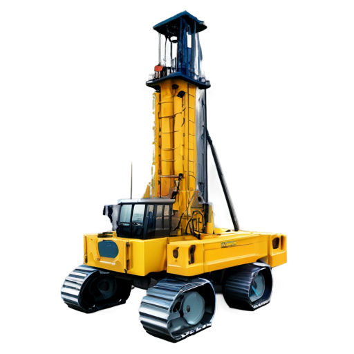 Blasthole drilling rig remote control - icon | sticker