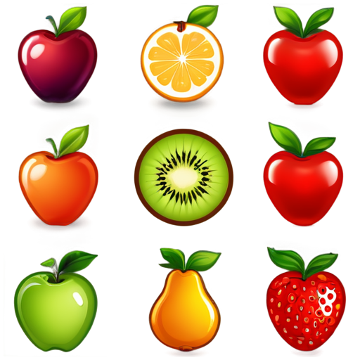 create icon for fruit throw game - icon | sticker