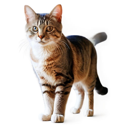 cat in gradient mode - icon | sticker