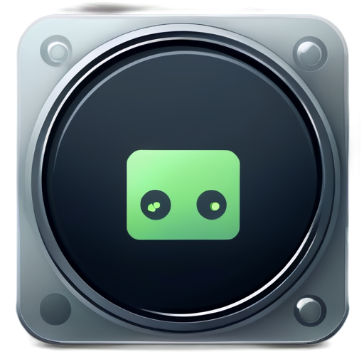 The icon should have a clean, modern style, without cartoonish elements. Include: Android icon - icon | sticker