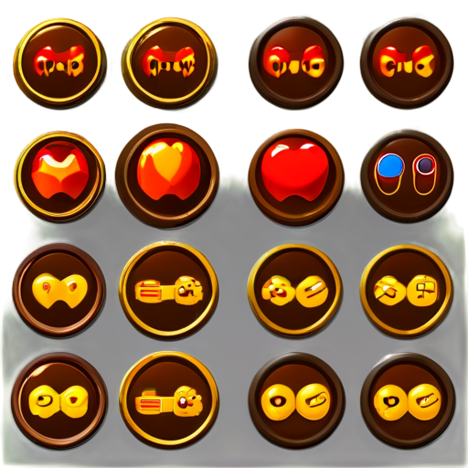 Game menu buttons - icon | sticker