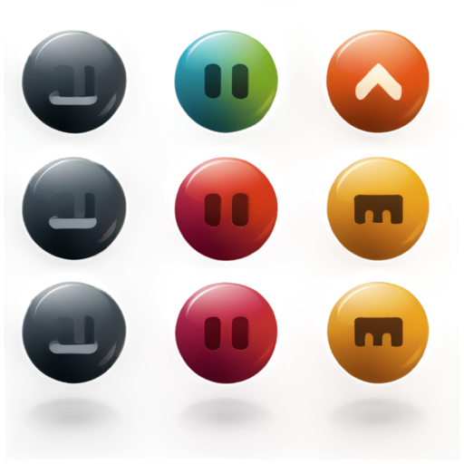 Game menu buttons image and icons - icon | sticker