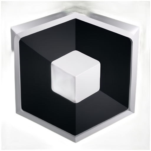 Four-dimensional hypercube - icon | sticker