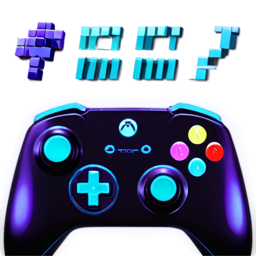 A dynamic, pixelated game controller at the center, symbolizing the core focus on gaming. The controller is designed in a retro 8-bit style with vibrant colors, evoking nostalgia and a playful atmosphere. The words "FlexiTopUp" are prominently displayed above the controller in a sleek, futuristic font, with the first two letters, "F" and "T," slightly larger and stylized to appear as if they're being charged up with electric currents. Below the controller, a subtly animated bar graph is ascending, representing the act of topping up games, with a gradient of increasingly bright colors to create a sense of energy and progression. The background features a digital, abstract pattern of interlocking hexagons in shades of blue and purple, reminiscent of a computer circuit board, which adds depth and a technical flair. Despite the absence of direct anime graphics, the design is suffused with a gamer-centric aesthetic that resonates with the target audience. The overall composition is balanced and clean, ensuring that the main elements stand out, while the subtle glow effects around the edges of the controller and text enhance the icon's appeal. This icon encapsulates the essence of the website's purpose in a visually engaging way that is sure to draw in gamers seeking convenient top-up services. - icon | sticker