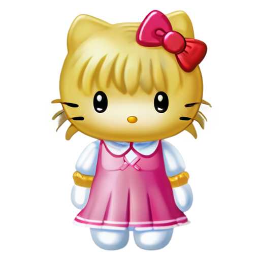 school hello kitty with friend - icon | sticker