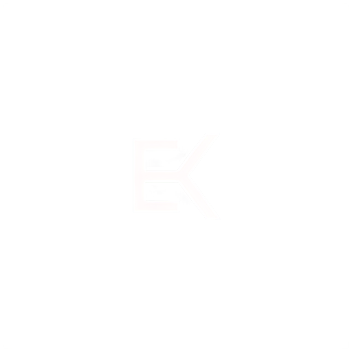 EK monogram logo - icon | sticker