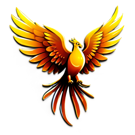 make an icon for a trading software with name of phoenix - icon | sticker