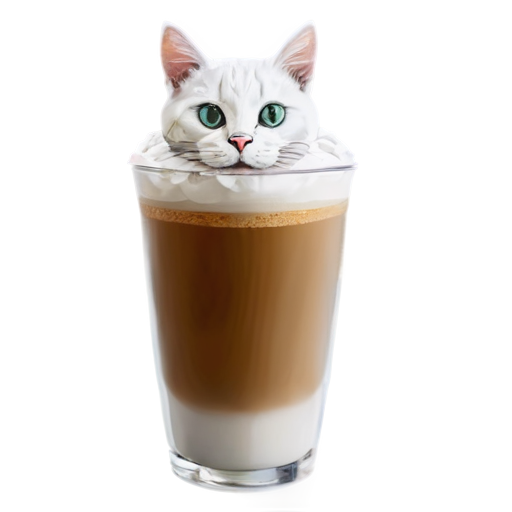 kitty latte - icon | sticker