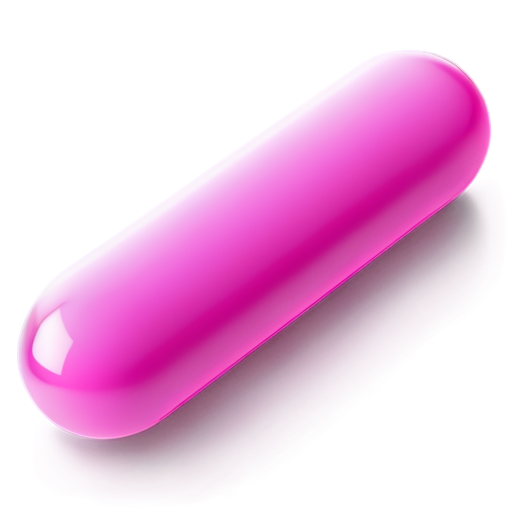 3d pink pill - icon | sticker