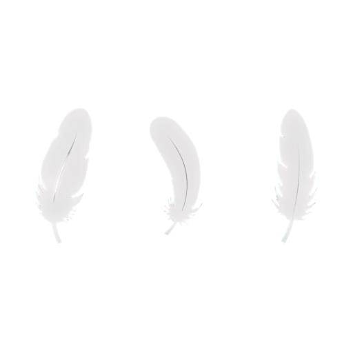 Feather ICONS soft enough to fall on the bed - icon | sticker