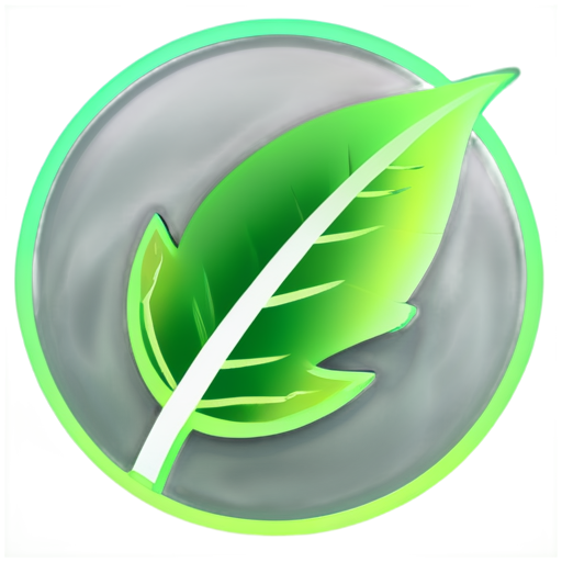 An icon for task management in the BEO cryptocurrency project, blending eco-friendly and innovative design. It features a checklist integrated with a leaf symbol and glowing blockchain lines, symbolizing organization and sustainable progress. The background is a gradient of green and blue tones." - icon | sticker