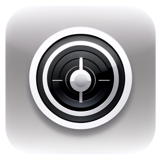 ios style, app icon, rounded corner, radio - icon | sticker