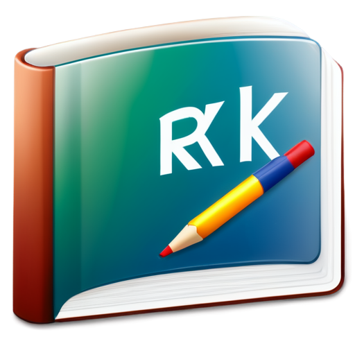 nice application for school library, book, user, statistic, settings, designer icon, elementary school library software, software name RUK - icon | sticker