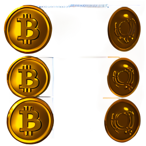 Online Payment with bitcoin and gaming - icon | sticker