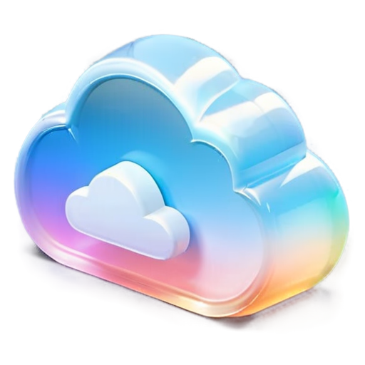 cloud system - icon | sticker