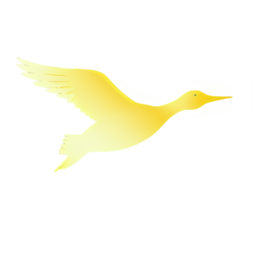 Flying geese, chinese type, simple background,simlpe line,gold on black,logo design, black background, - icon | sticker