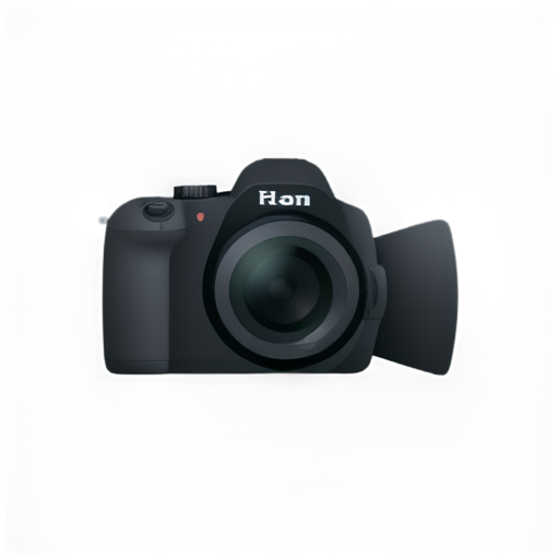 Camera with two lenses - icon | sticker