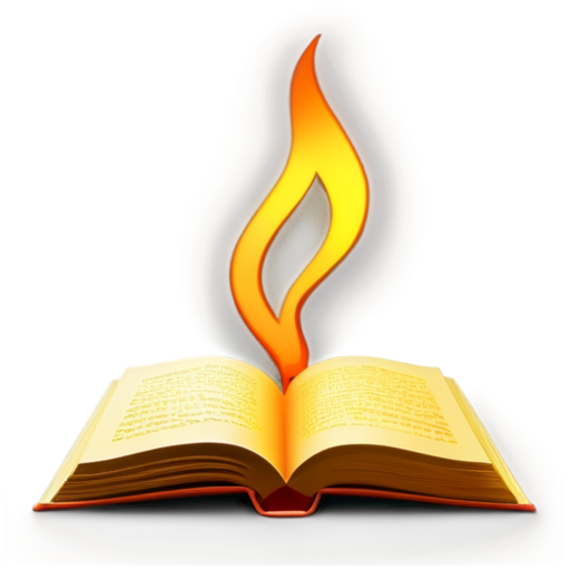 Create an icon that symbolizes the beginning. This could be an open book (representing knowledge) or a glowing torch (symbolizing the illumination of the path to knowledge). - icon | sticker