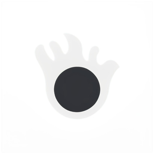 cooking symbol in black color without background - icon | sticker