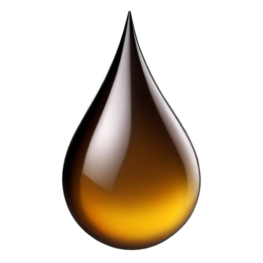 Crude oil drop - icon | sticker