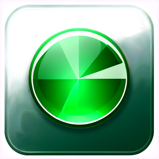 growth icon, diagram icon, infographic icon, realistic, emerald colors - icon | sticker