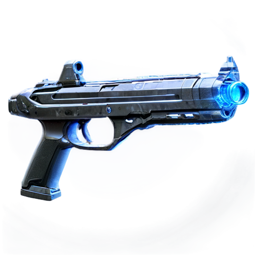 Sci-fi gun - icon | sticker