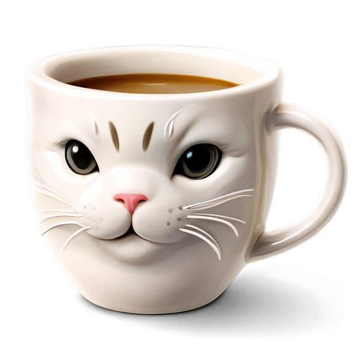 kittyfoam coffeemug - icon | sticker