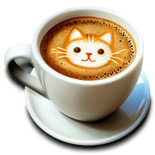 kitty coffee - icon | sticker