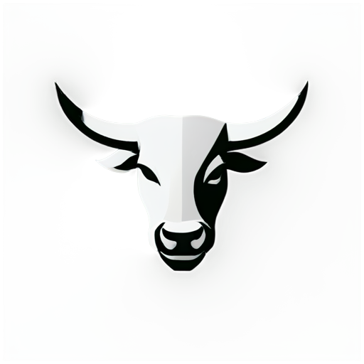 Abstract bull logo esports 1D - icon | sticker