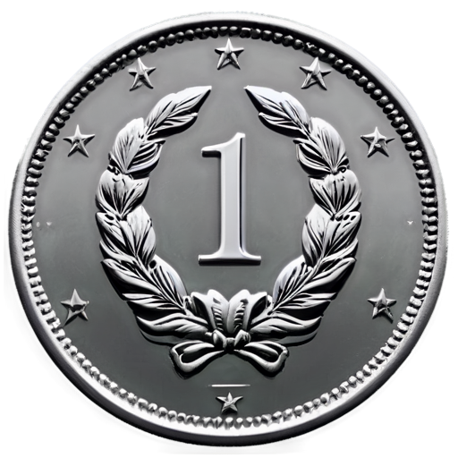 SILVER TON COIN - icon | sticker