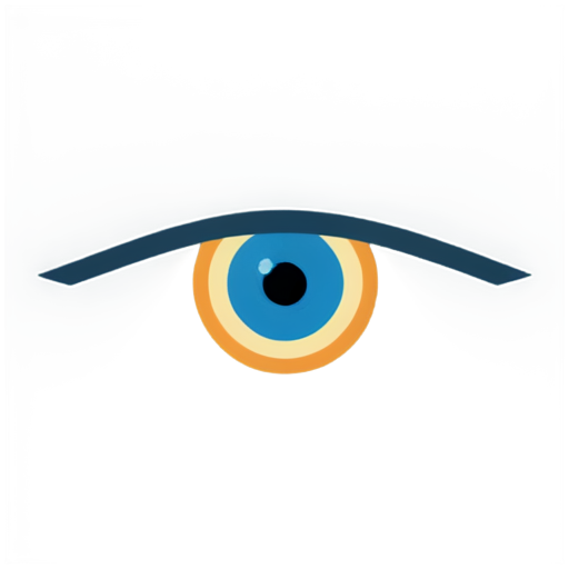 There's a scanner on one eye - icon | sticker