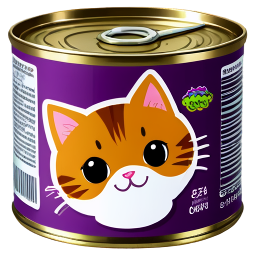 canned cat food whiskas - icon | sticker