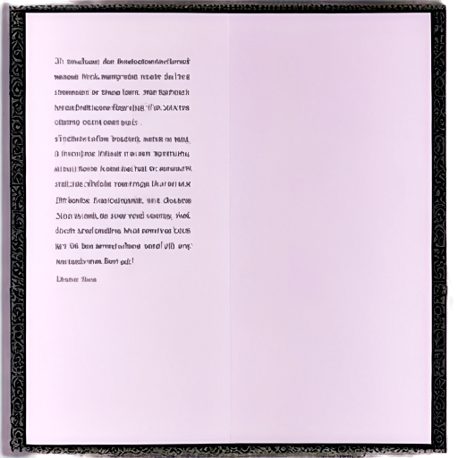 sheet filled with printed text. corners of the sheet are slightly bent. indents from the borders of the sheet are 50px. the entire sheet should be visible. background is transparent. there should be nothing behind the sheet. paper color - silver. letter color - black - icon | sticker