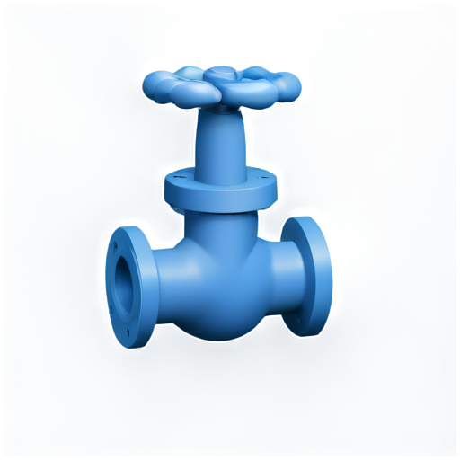 Create an icon of a globe valve used in industrial process - icon | sticker