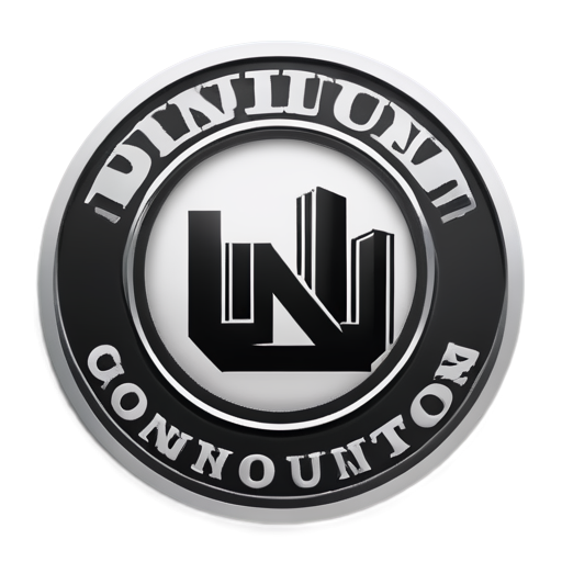 minimalist construction union logo - icon | sticker