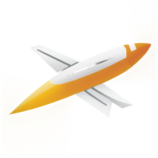 design logo for bank operations feed using flying rocket and newspaper with text - icon | sticker