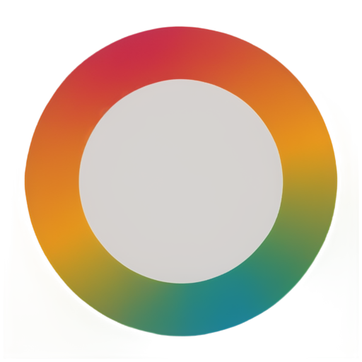 beautiful colorful circle todo - icon | sticker