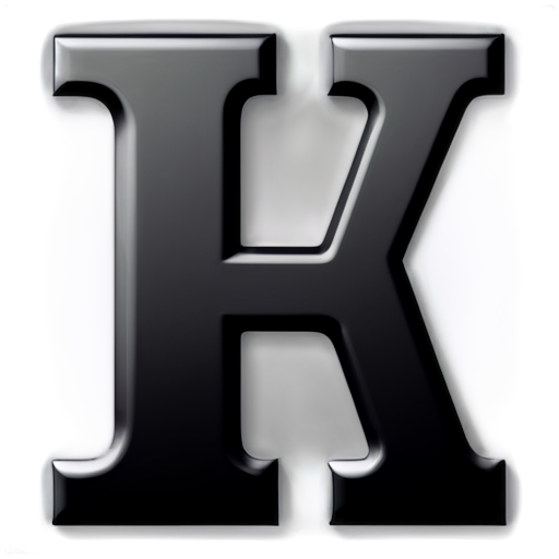 A bold, uppercase letter "H" as the central element. The icon should be easily recognizable at small sizes, like a favicon, so the "H" should remain simple and not overly complex. - icon | sticker