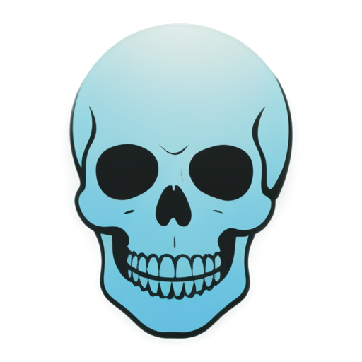 Skull graffiti - icon | sticker