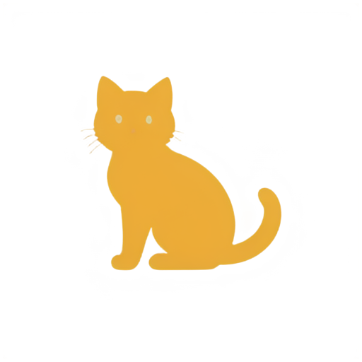 a cute cat - icon | sticker